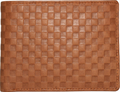 

Wildmount Men Tan Genuine Leather Wallet(3 Card Slots)