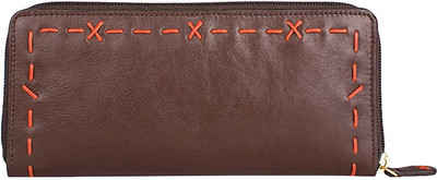 

Hidesign Women Brown Genuine Leather Wallet(1 Card Slot)