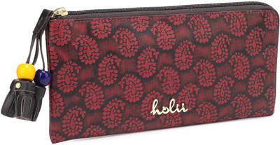 

Holii Women Casual Red Genuine Leather Wallet(12 Card Slots)