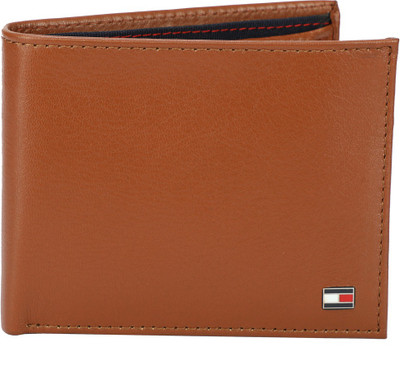 

Tommy Hilfiger Men Tan Genuine Leather Wallet(4 Card Slots), D-tan