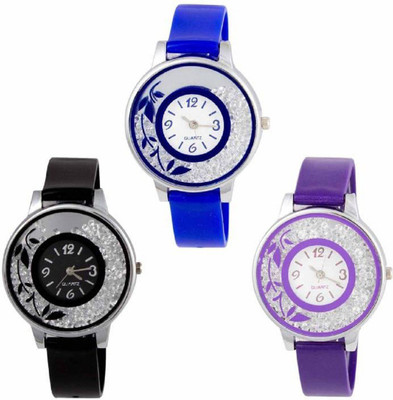 

Miss Perfect New Butterfly Colourful Stylish Combo Watch For Girls & Women W-O03 Watch - For Girls Watch - For Men & Women