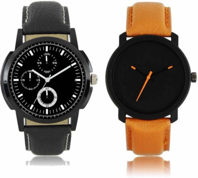 

victance lr13-20 stylish black dial leather belt casual wrist watch for boy and men Watch - For Men