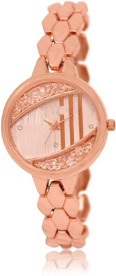 

VICTANCE LR222- new arrival diamond filled rose gold color stylish bracelet watch for girls Watch - For Women