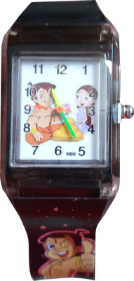 

SS Traders Cute Black Chotabheem Analog Watch for Kids- Good gifting Item Watch - For Boys & Girls