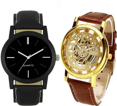 

Happy Deals Black beauty And Open watch pack of 1 FOr - Men & Boys Watch - For Men