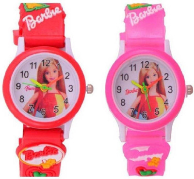 

perfectretail NEW GENERATION ANALOG BARBIE PINK AND RED WATCH FOR KIDS ( BOYS AND GIRLS ) WITH THE BEST DEAL AND FAST SELLING Watch - For Girls Watch - For Girls