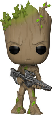 

Funko Avengers Infinity War - Groot with Gun Pop Figure #293(Multicolor)