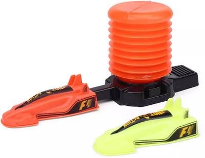 

virgo toys Hot Fist Action Racer - Orange Eye hand co-ordination Improves motor skills High performance cars Cars run ultra fast Made of high quality plastic(Orange)