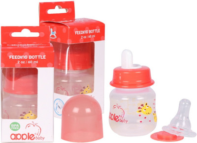 

Apple Baby Feeding Bottle For Babies- 60ml - 60 ml(Red)