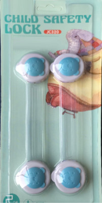 

IGADG Baby Safety Transparent protective Door and Cabinet lock - Pack of 2(Transparent)