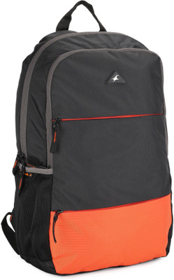 

Fastrack A0638NBK01 20 L Backpack(Orange, Grey), Black