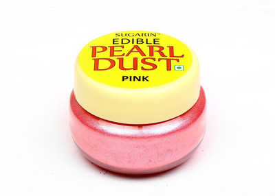 

SUGARIN Edible Pearl Dust, Pink Icing(4.25 g, NA)