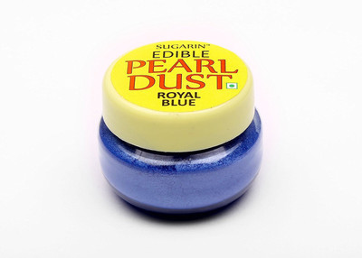 

SUGARIN Edible Pearl Dust, Royal Blue Icing(4.25 g, NA)