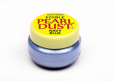 

SUGARIN Edible Pearl Dust, Navy Blue Icing(4.25 g, NA)
