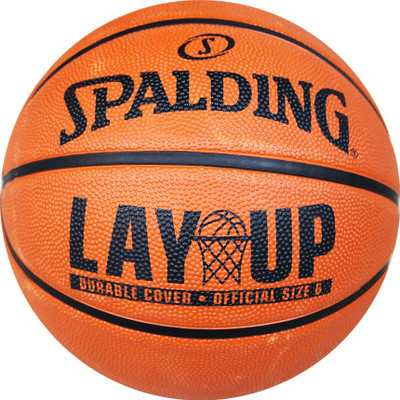 

SPALDING Lay Up Basketball - Size: (Pack of 1, Black, Orange, Brick