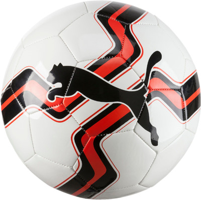 

Puma Big Cat Ball Football - Size: (Pack of 1, Multicolor, White-red-black