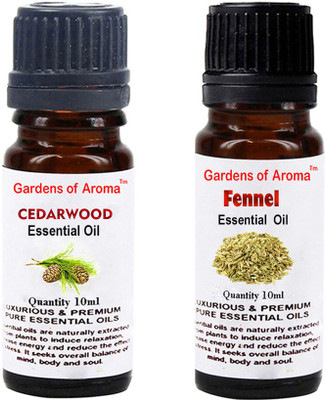 

Gardens Of Aroma Cedarwood Essential Oi And Fennel Essential Oil(20 ml)
