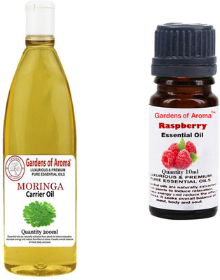 

Gardens Of Aroma Moringa Carrier Oil And Raspberry Essential Oil(210 ml)