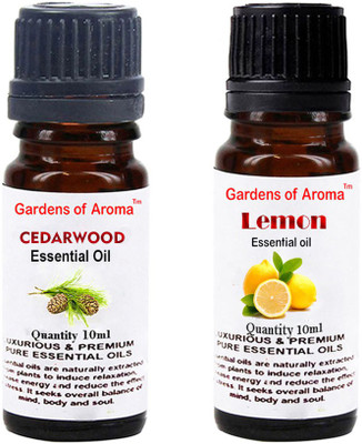 

Gardens Of Aroma Cedarwood Essential Oil And Lemon Essential Oil(20 ml)