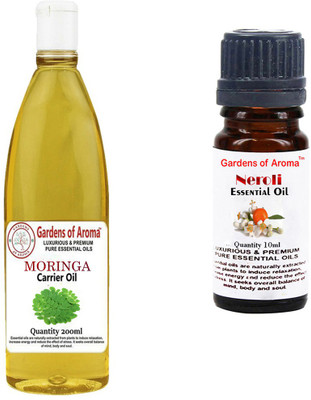 Gardens Of Aroma Moringa Carrier Oil And Neroli Essential Oil(210 ml)