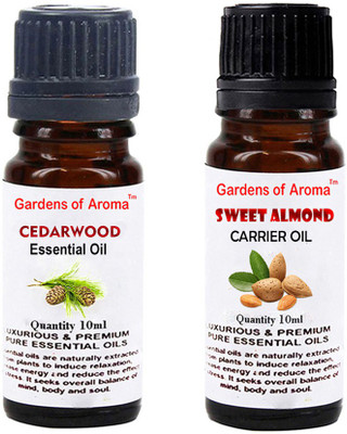 

Gardens Of Aroma Cedarwood Essential Oil And sweet almond Carrier Oil(20 ml)