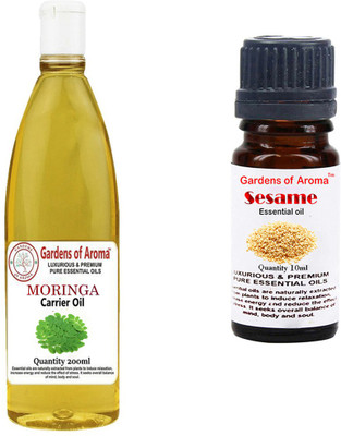 

Gardens Of Aroma Moringa Carrier Oil And Sesame Essential Oil(210 ml)