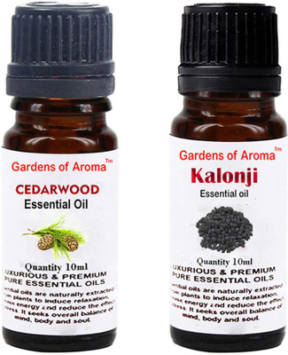 

Gardens Of Aroma Cedarwood Essential Oil And Kalonji Essential Oil(20 ml)