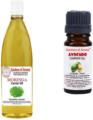 

Gardens Of Aroma Moringa Carrier Oil And Avocado Carrier Oil(210 ml)