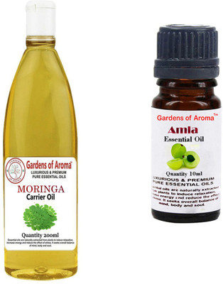 

Gardens Of Aroma Moringa Carrier Oil And Amla Essential Oil(210 ml)