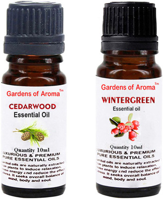 

Gardens Of Aroma Cedarwood Essential Oil And Wintergreen Essential Oil(20 ml)