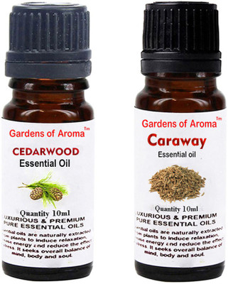 

Gardens Of Aroma Cedarwood Essential Oil And Caraway Essential Oil(20 ml)