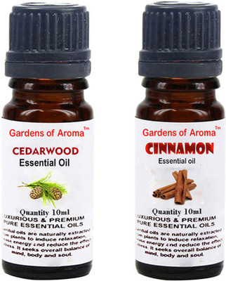 

Gardens Of Aroma Cedarwood Essential Oil And Cinnamon Essential Oil(20 ml)