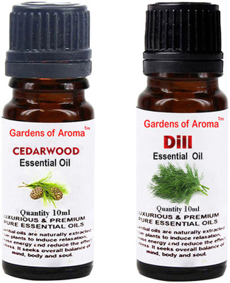 

Gardens Of Aroma Cedarwood Essential Oil And Dill Essential Oil(20 ml)