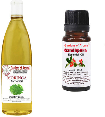 

Gardens Of Aroma Moringa Carrier Oil And Gandhpura Essential Oil(210 ml)