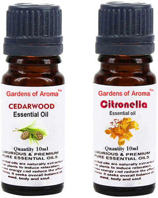 

Gardens Of Aroma Cedarwood Essential Oil And Citronella Essential Oil(20 ml)