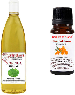 

Gardens Of Aroma Moringa Carrier Oil And Seabukthorn Essential Oil(210 ml)