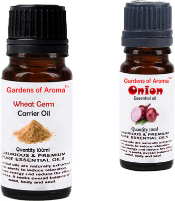 

Gardens Of Aroma Wheat germ Carrier Oil And Onion Essential Oil(110 ml)