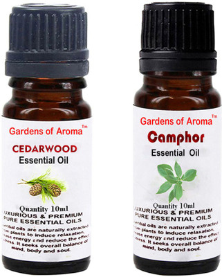 

Gardens Of Aroma Cedarwood Essential Oil And Camphor Essential Oil(20 ml)