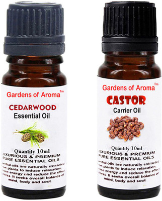 

Gardens Of Aroma Cedarwood Essential Oil And Castor Carrier Oil(20 ml)