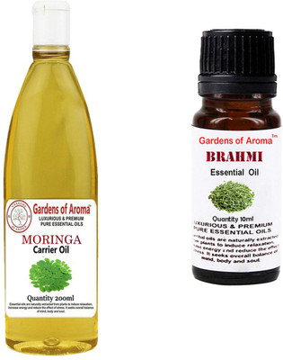 

Gardens Of Aroma Moringa Carrier Oil And Brahmi Essential Oil(210 ml)