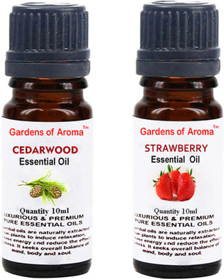 

Gardens Of Aroma Cedarwood Essential Oil And Strawberry Essential Oil(20 ml)
