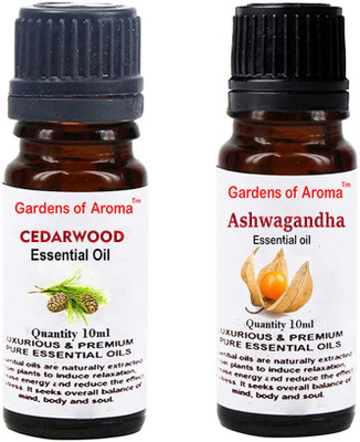 

Gardens Of Aroma Cedarwood Essential Oil And Ashwagandha Essential Oil(20 ml)