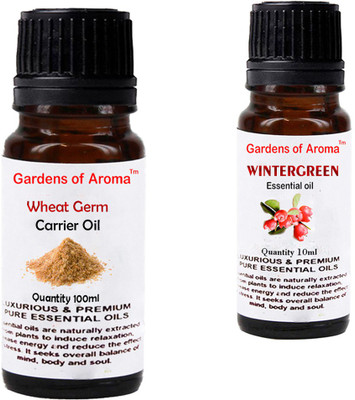 

Gardens Of Aroma Wheat germ Carrier Oil And Wintergreen Essential Oil(110 ml)
