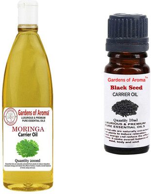 

Gardens Of Aroma Moringa Carrier Oil And Black Seed carrier Oil(210 ml)