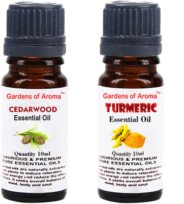 

Gardens Of Aroma Cedarwood Essential Oil And Tumeric Essential Oil(20 ml)