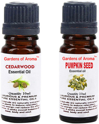 

Gardens Of Aroma Cedarwood Essential Oil And Pumkinseed Essential Oil(20 ml)