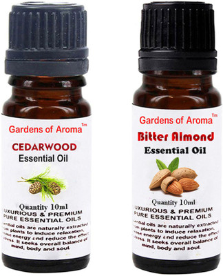 

Gardens Of Aroma Cedarwood Essential Oil And Bitter Almond Essential Oil(20 ml)