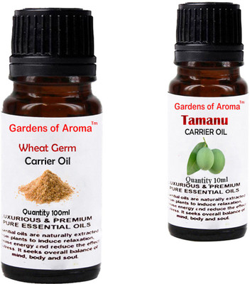 Gardens Of Aroma Wheat germ Carrier Oil And Tamanu Carrier Oil(110 ml)