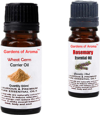 

Gardens Of Aroma Wheat germ Carrier Oil And Rosemary Essential Oil(110 ml)