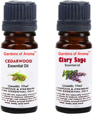 

Gardens Of Aroma Cedarwood Essential Oil And Clary sage Essential Oil(20 ml)